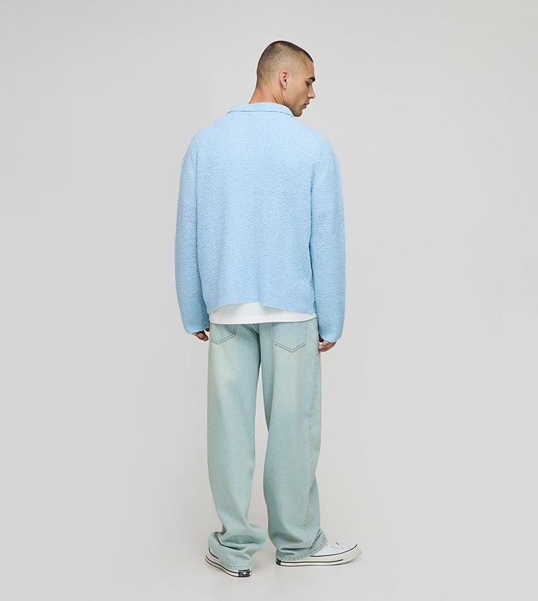 Long Sleeves Boxy Fit Brushed Shirt