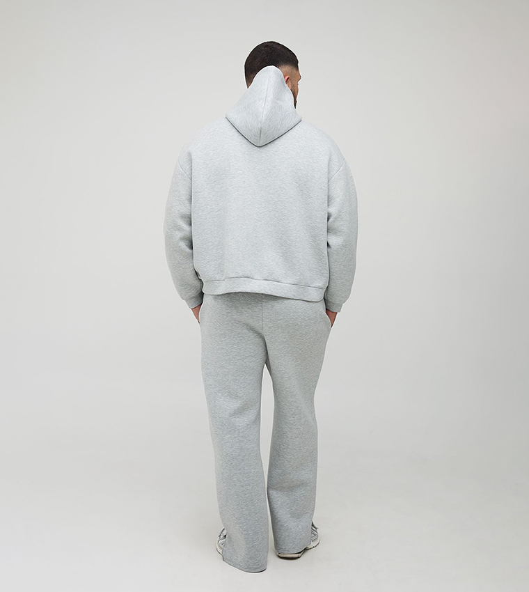 Scuba Marl Embroidered Relaxed Fit Sweatpants