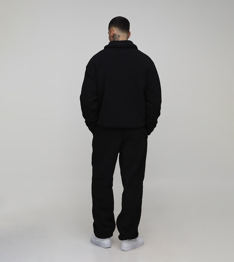 Plus & Tall Borg Oversized Joggers