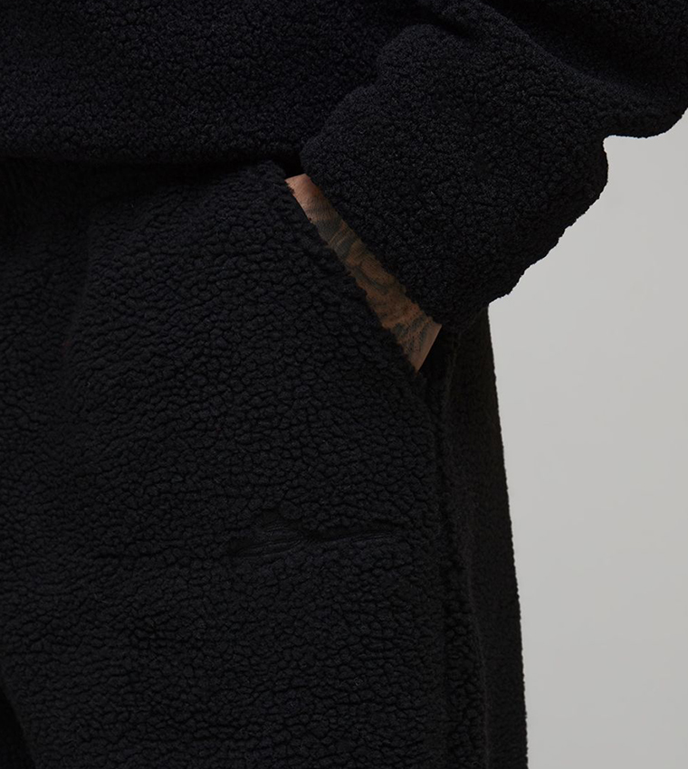 Plus & Tall Borg Oversized Joggers