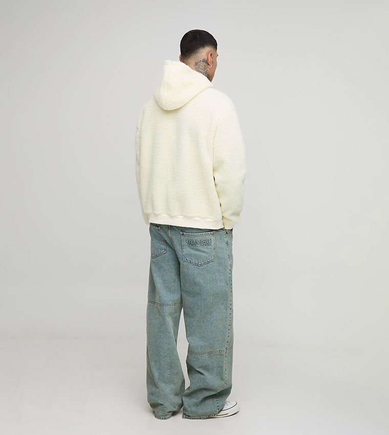 Tall Borg Ltd Edtn Embroidered Oversized Hoodie