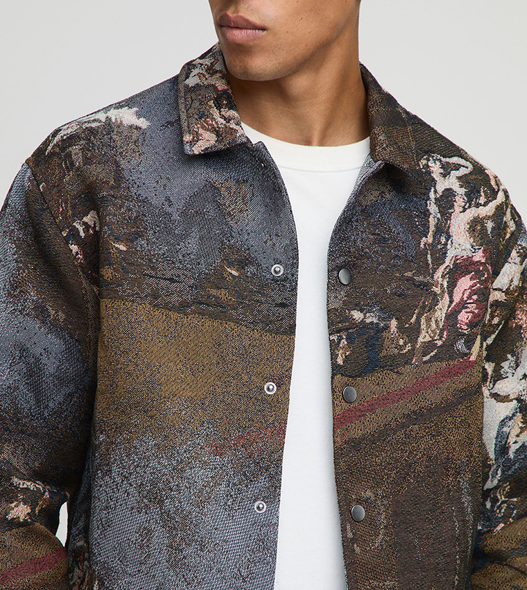Renaissance Angelic Tapestry Long Sleeves Shirt