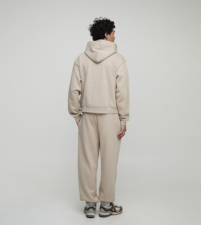Solid Baggy Fit Joggers
