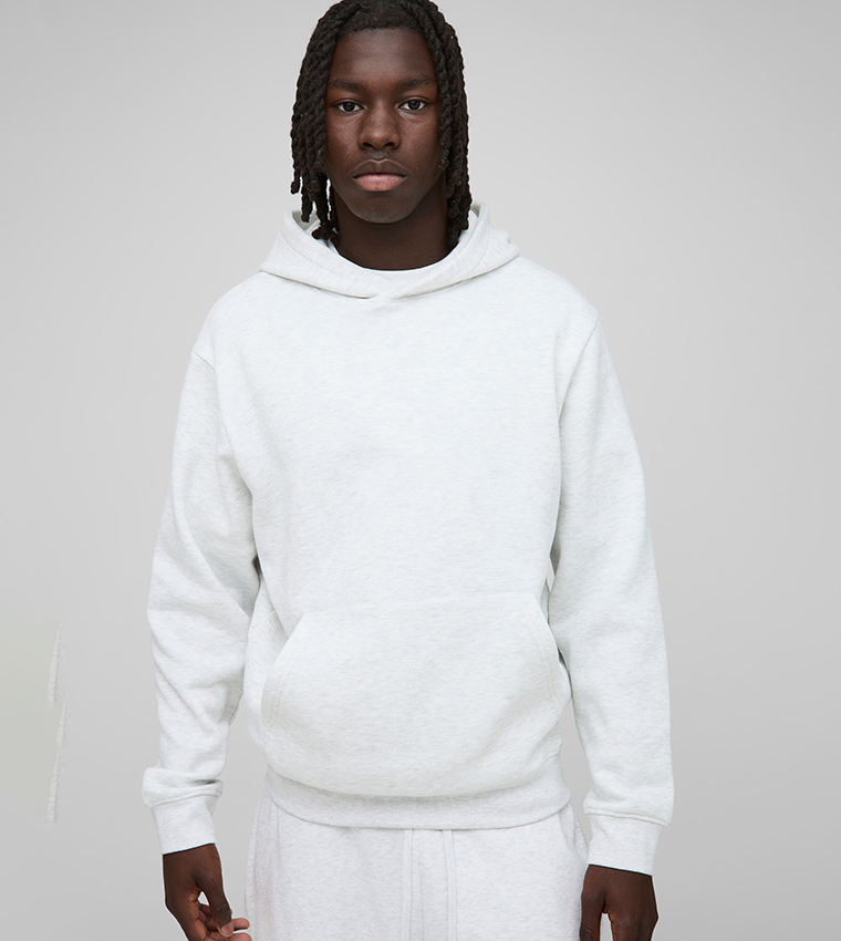 Solid Regular Fit Hoodie