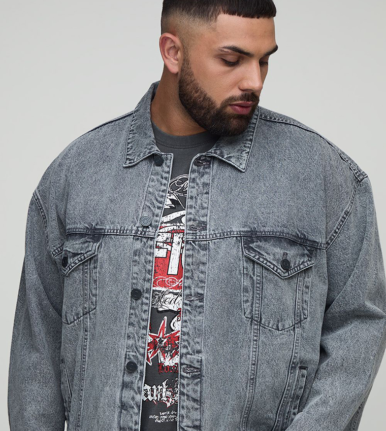 جاكيت جينز أوفرسايز 