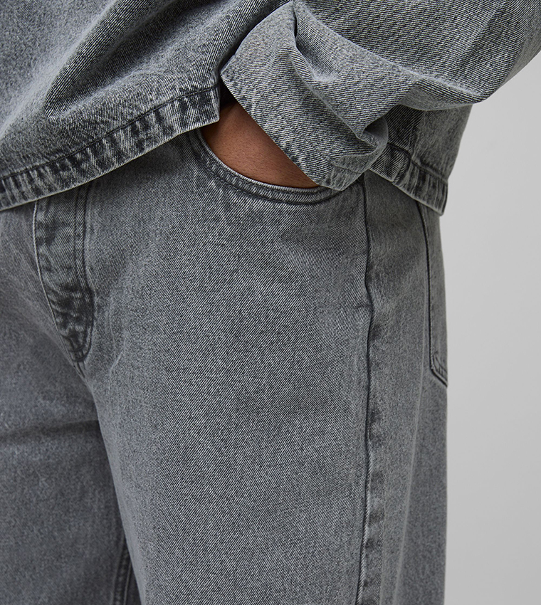 Tall Acid Wash Relaxed Fit Jeans