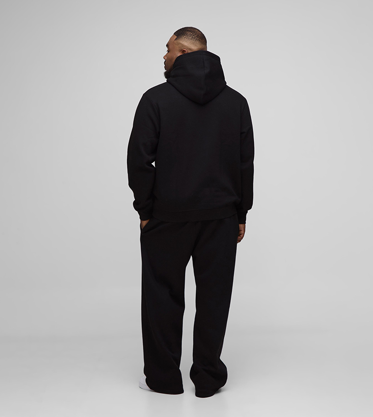 Plus & Tall Solid Regular Fit Hoodie