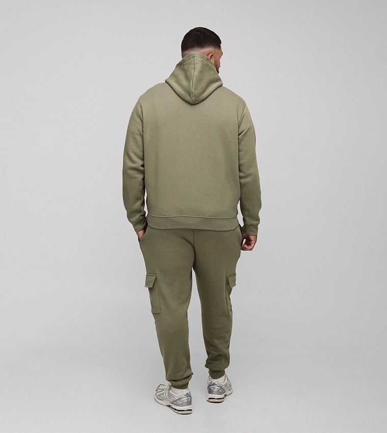 Plus & Tall Solid Regular Fit Hoodie