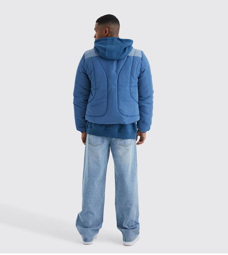 Rigid Washed Baggy Fit Jeans