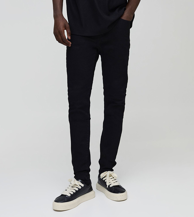 Stretch Washed Skinny Fit Jeans