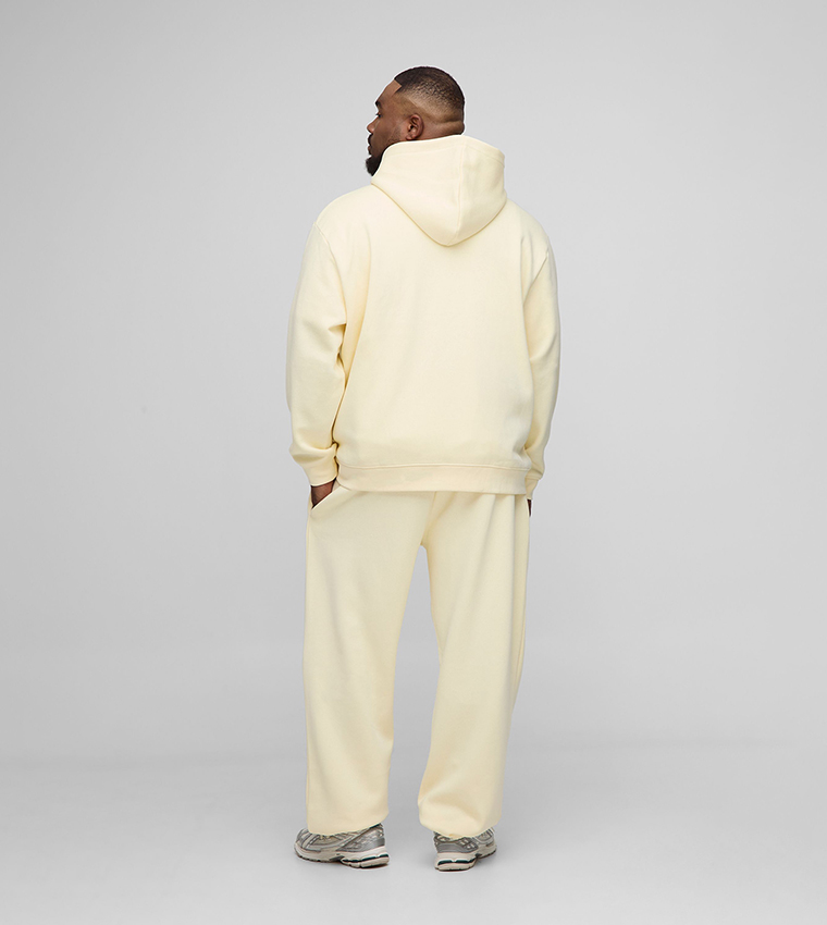 Solid Mid Rise Relaxed Fit Joggers