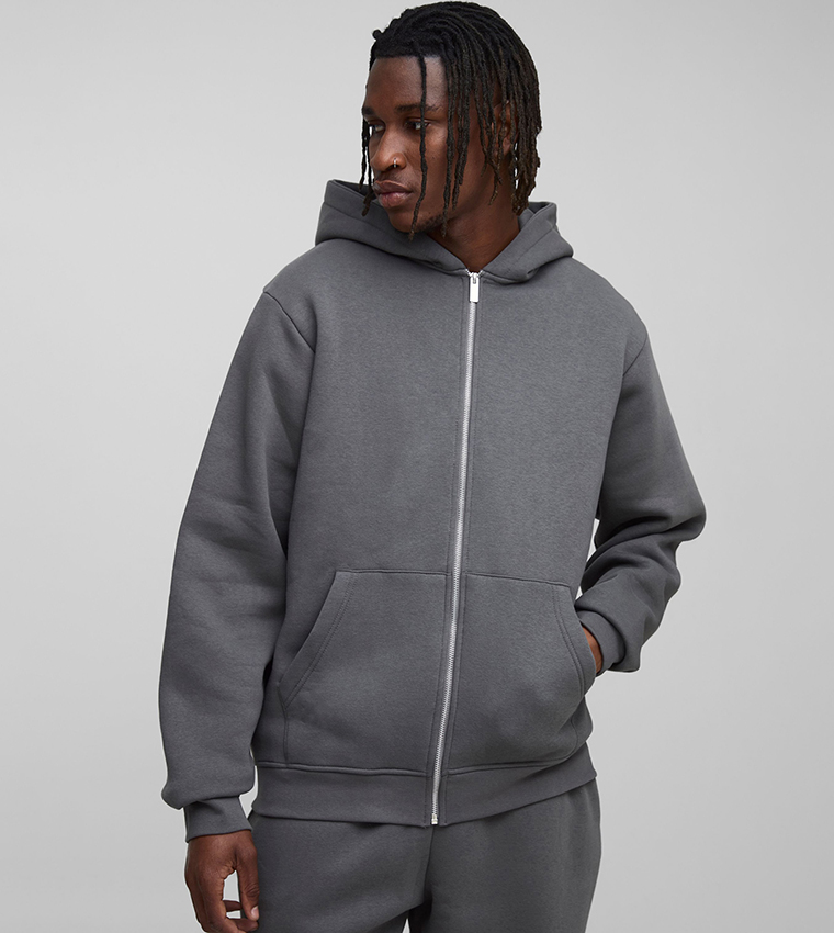 Tall Regular Zip Through Hooded Jacket