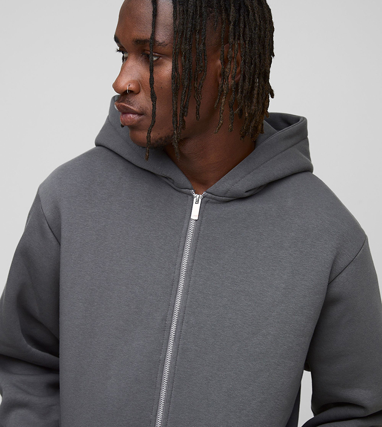 Tall Regular Zip Through Hooded Jacket