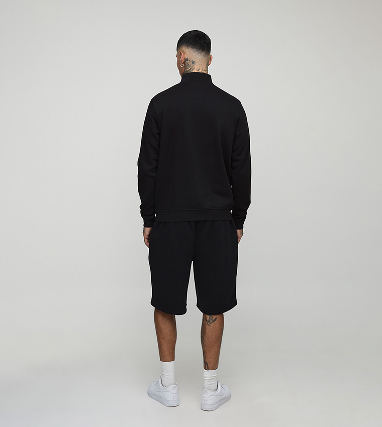 Tall Quarter Zip Funnel Neck Sweatshirt