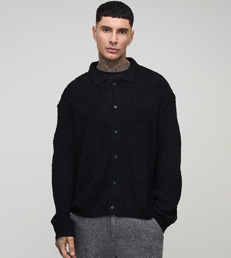 قميص منسوج للمقاسات الكبيرة والطويلة 