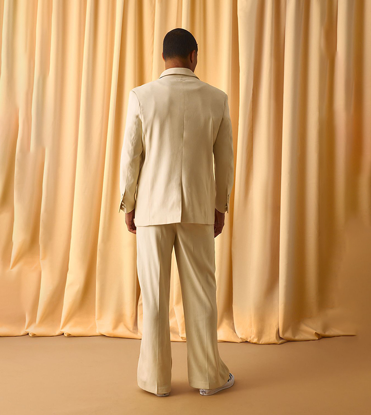 Solid Flared Trousers