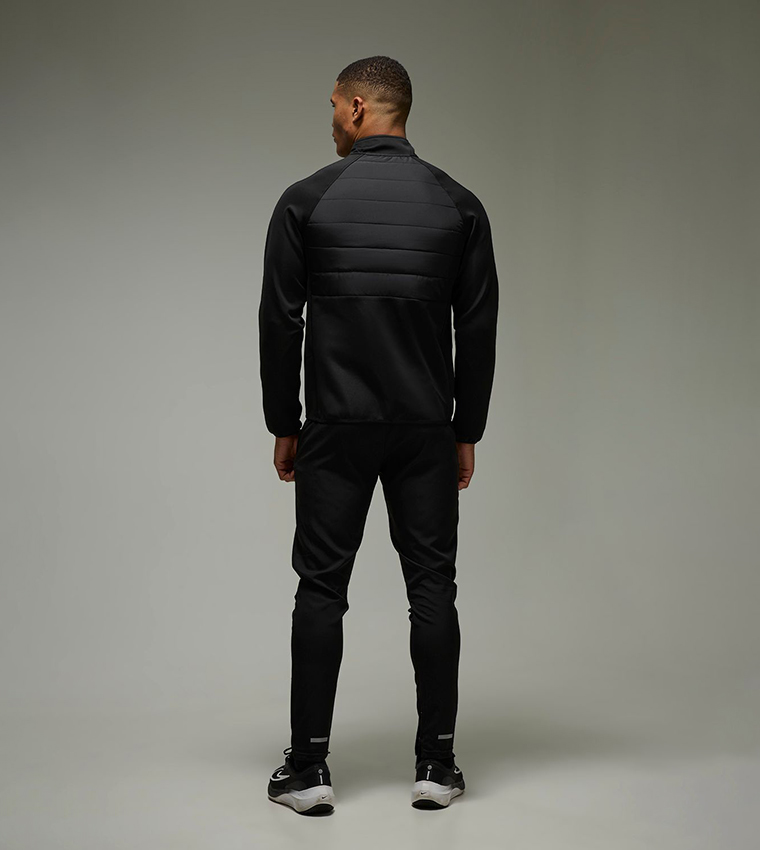 جاكيت رياضي مبطن خفيف بسحاب ربع 