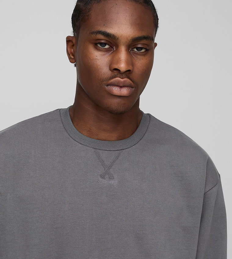 Premium Man Script Heavyweight Oversized Sweatshirt