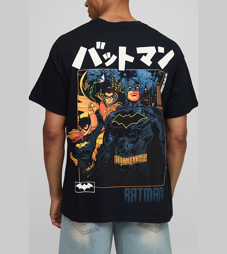 Batman License Printed Oversized T-Shirt