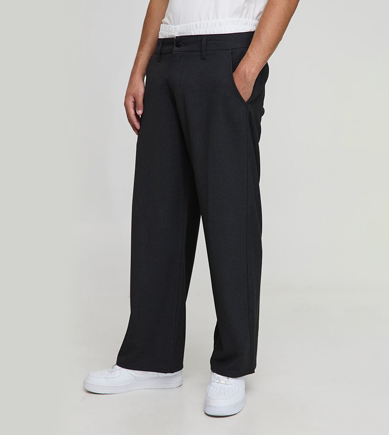 Baggy Fit Trouser with Boxer Double Waistband