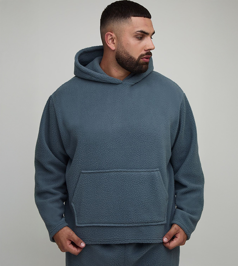 هودي اوفرسايز للمقاسات الواسعة والطويلة 