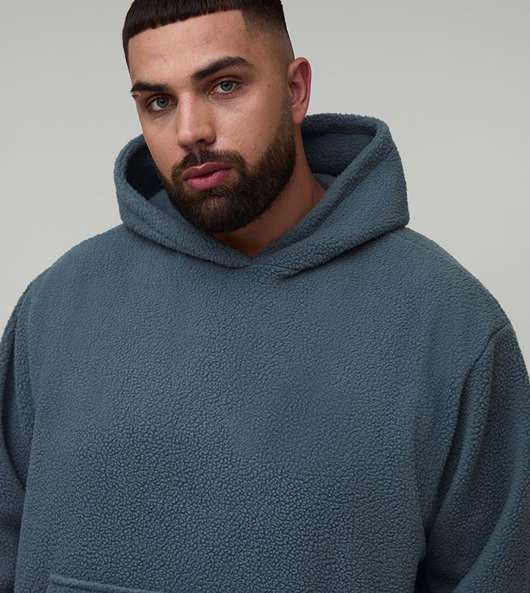 هودي اوفرسايز للمقاسات الواسعة والطويلة 