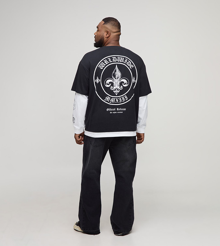 جينز فلير بقصة ضيقة 