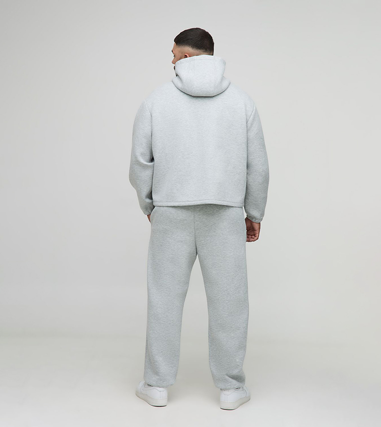 هودي اوفرسايز منسوج ثقيل 