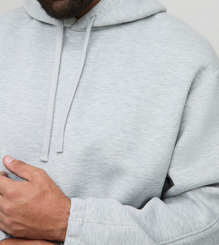 هودي اوفرسايز منسوج ثقيل 