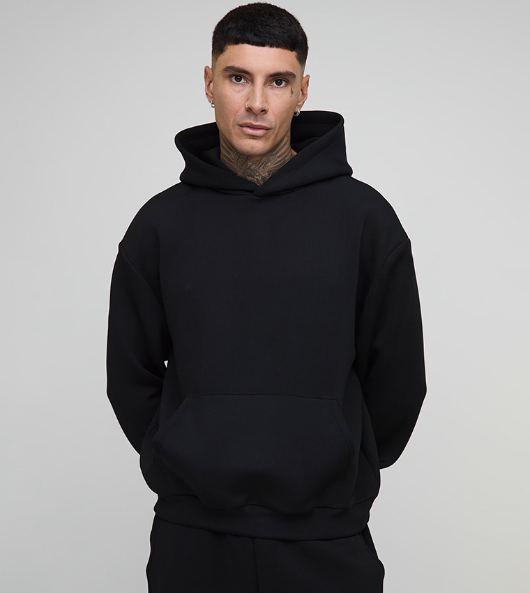 Tall Bonded Scuba Oversized Hoodie