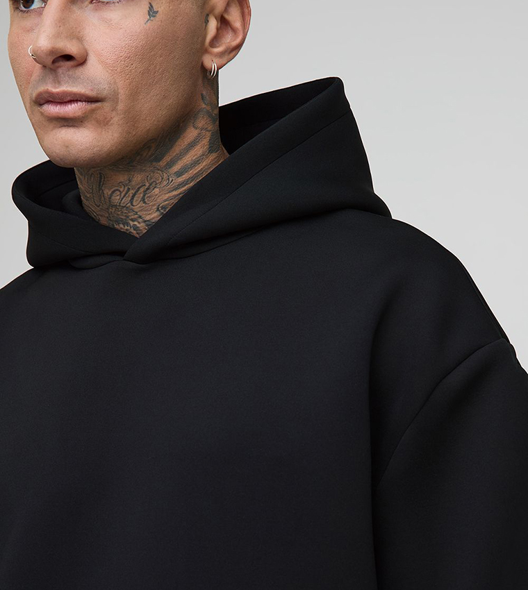 Tall Bonded Scuba Oversized Hoodie