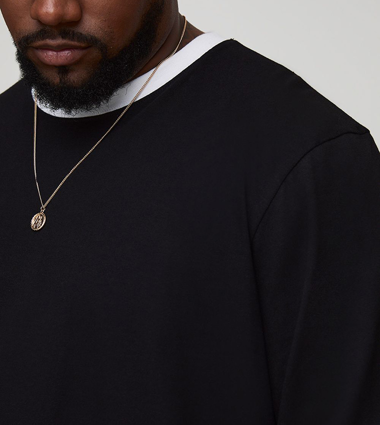 Plus & Tall Regular Fit Crew Neck Long Sleeves T-Shirt