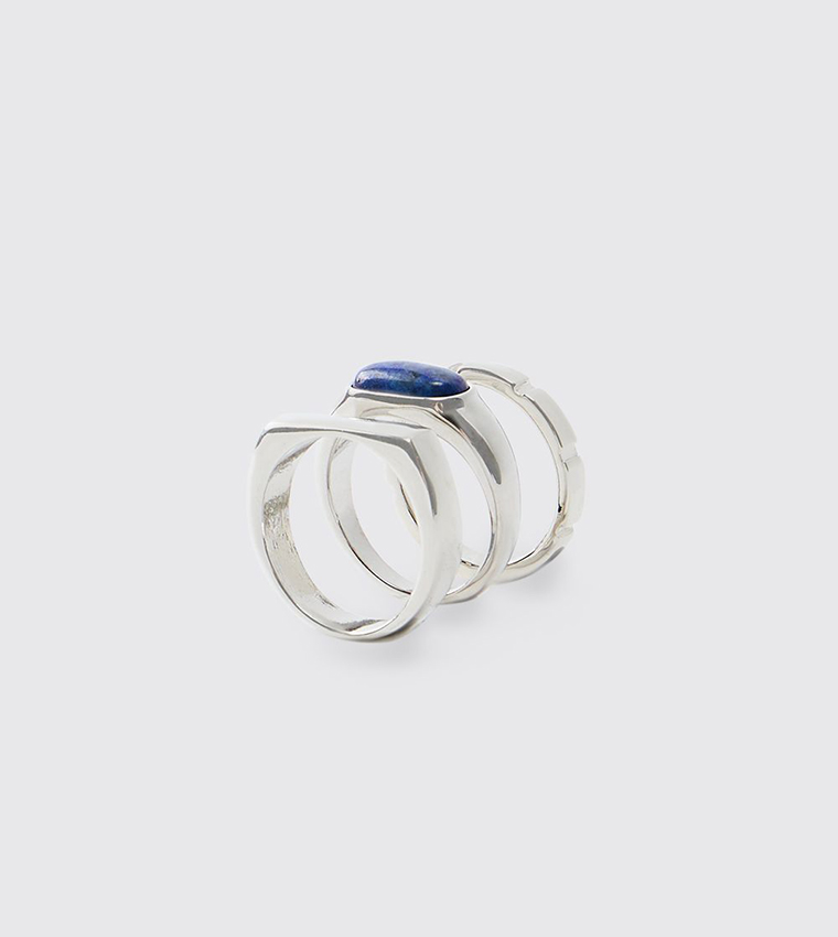 3 Pack Gem Rings