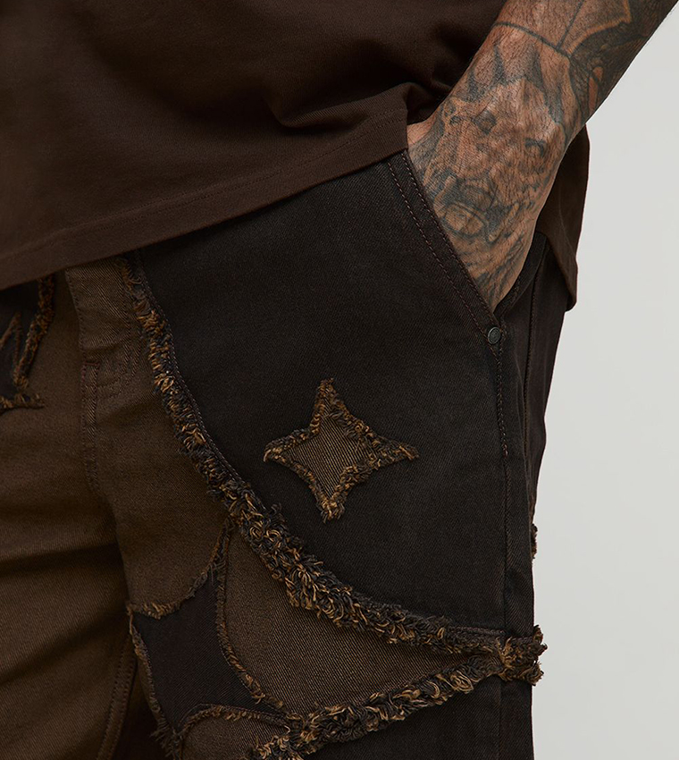 Tall Diamond Applique Relaxed Fit Jeans