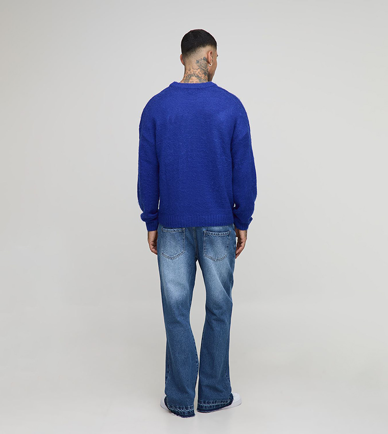 Tall Gusset Let Down Hem Flared Jeans