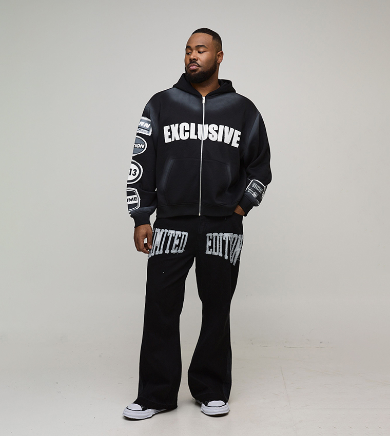 جينز فلير للمقاسات الكبيرة والطويلة 