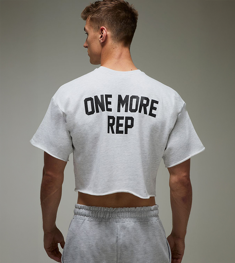 One More Rep Short Sleeves Cropped T-Shirt