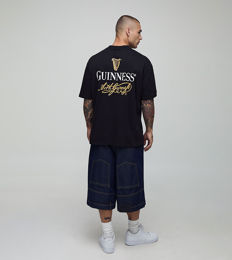 Guinness License Printed Oversized T-Shirt