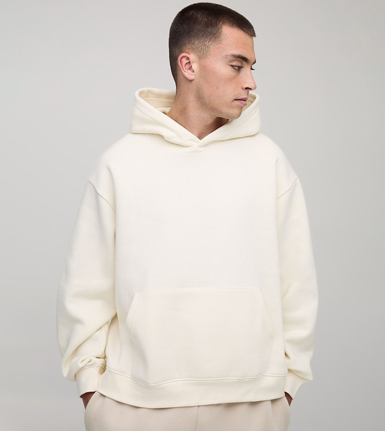 Solid Long Sleeves Oversized Hoodie