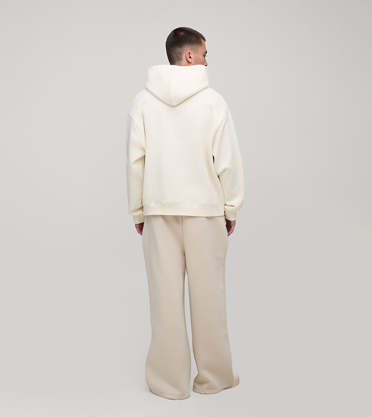 Solid Long Sleeves Oversized Hoodie