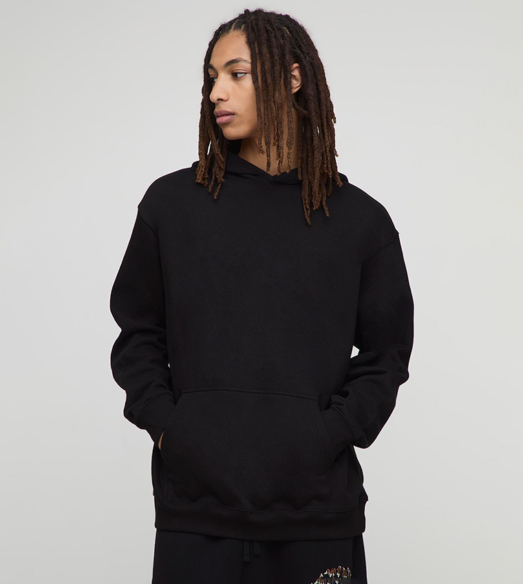 هودي أوفرسايز بطبعة 