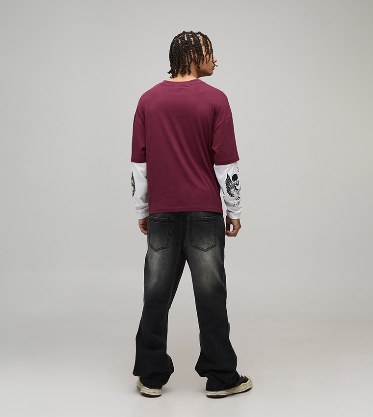 Rip & Repair Studded Flared Jeans