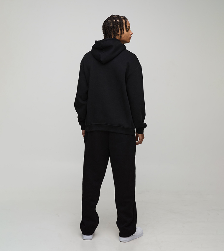 Baggy Fit Script Drop Crotch Sweatpants