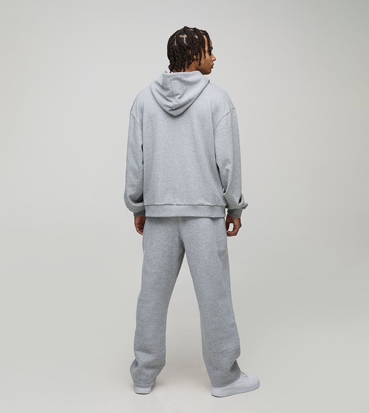 Baggy Fit Script Drop Crotch Sweatpants