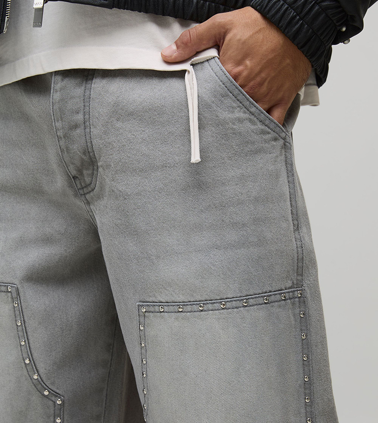 Carpenter Studded Relaxed Fit Jeans