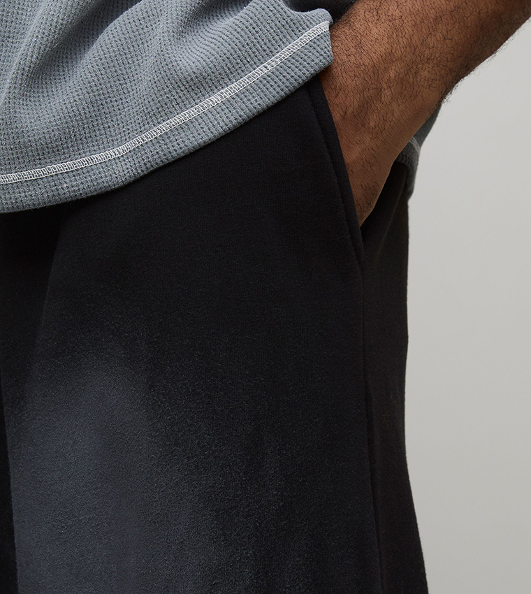 Extreme Wide Leg Spray Wash Joggers