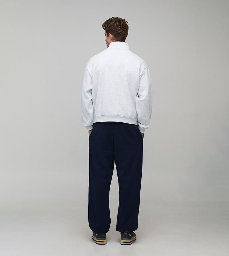 Drawstring Waist Baggy Fit Sweatpants