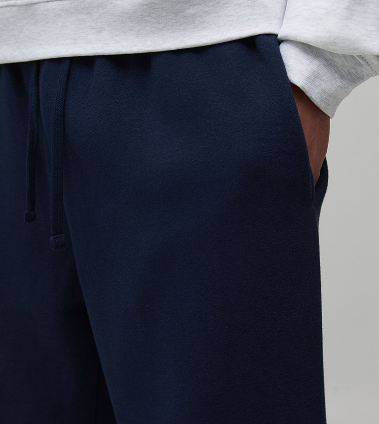 Drawstring Waist Baggy Fit Sweatpants