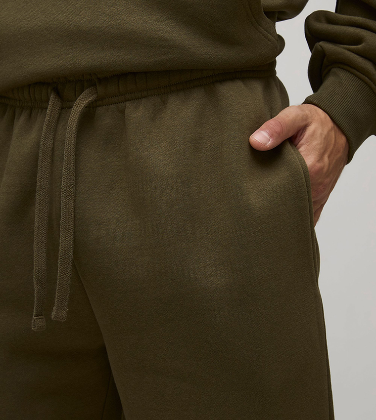 Drawstring Waist Regular Fit Joggers