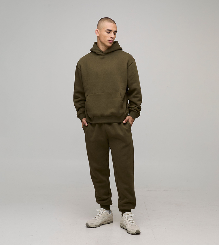 Drawstring Waist Regular Fit Joggers